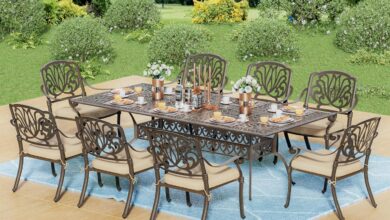 Gathering In Style Exploring A Durable 9 Piece Patio Dining Set
