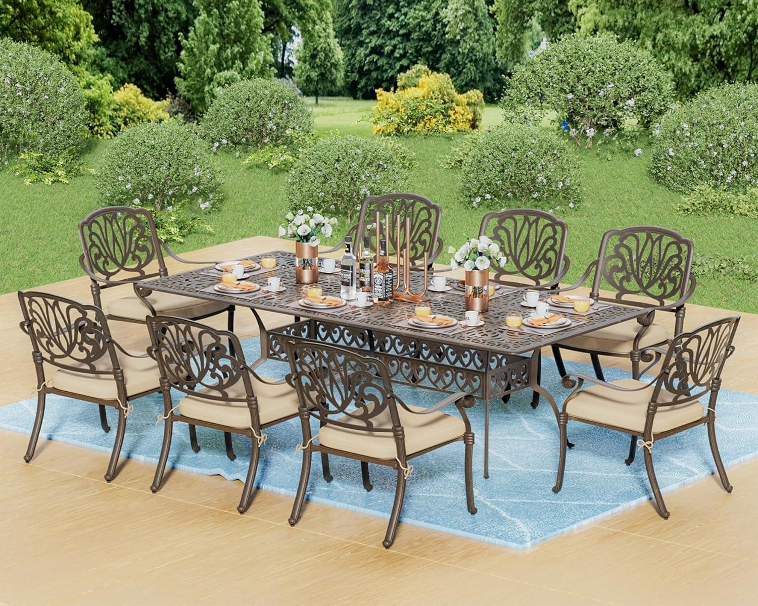 Gathering In Style Exploring A Durable 9 Piece Patio Dining Set