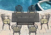 Gathering In Style Exploring A Sleek 7 Piece Patio Dining Set