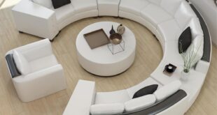 Gathering In Style Exploring The Modern Oversized Curved Sectional Sofa