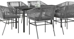 Gathering In Style Grey 6 Seater Garden Dining Set Review