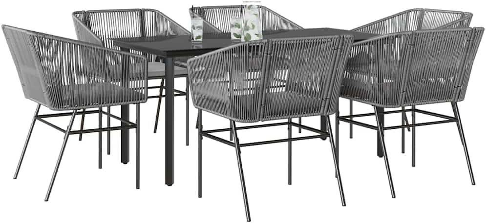 Gathering In Style Grey 6 Seater Garden Dining Set Review