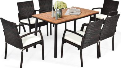 Gathering In Style The Tangkula 7 Piece Outdoor Dining Set Review