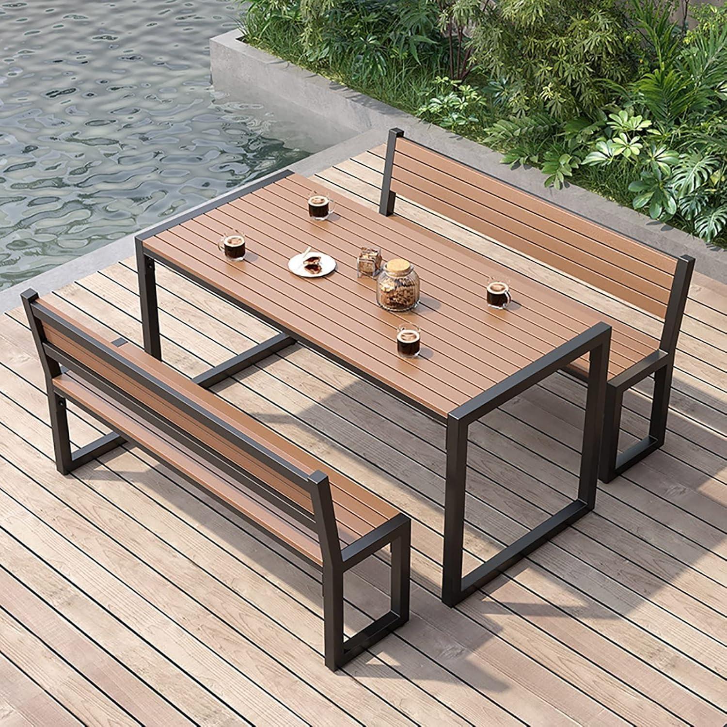 Gathering Outdoors Exploring A Durable Modern Patio Dining Set