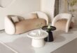 Genpai 866 Curved Sofa Leather Set For Your Lounge