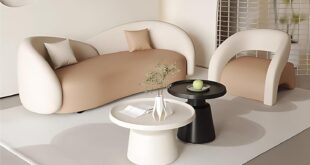 Genpai 866 Curved Sofa Leather Set For Your Lounge