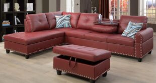 Goohome 3 Piece L Shaped Sectional Saves Your Small Space