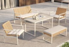 Grand Patio 5 Piece Outdoor Dining Set Fits Your Patio