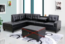 Gtu L Shaped Faux Leather Sofa Set Style Meets Comfort