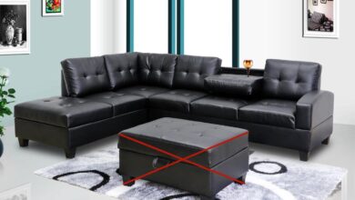 Gtu L Shaped Faux Leather Sofa Set Style Meets Comfort