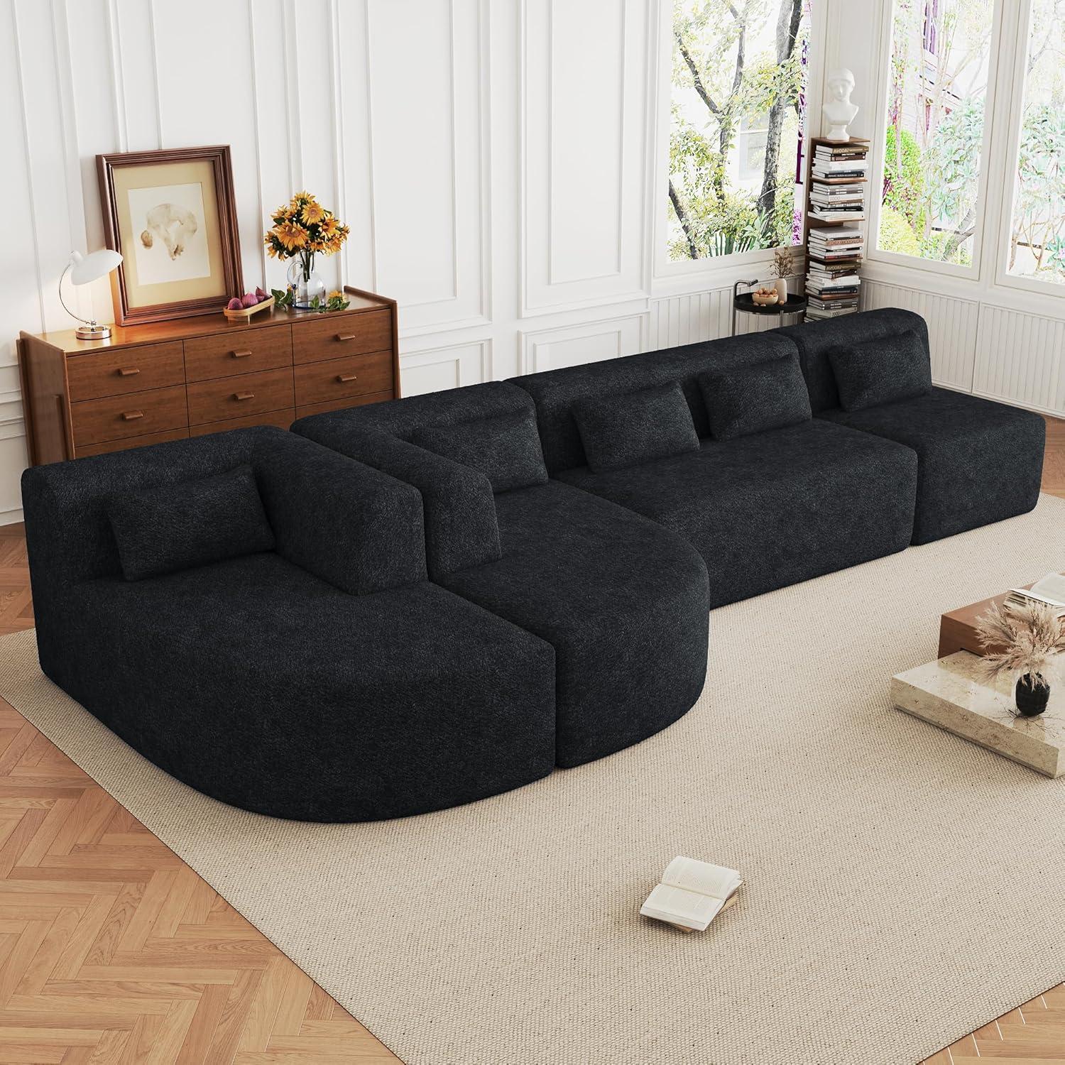 Harper & Bright Designs 143.7″ Sofa – Modular Comfort, Yours