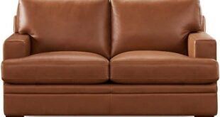 Hydeline Georgia Top Grain Leather Loveseat How It Fits You