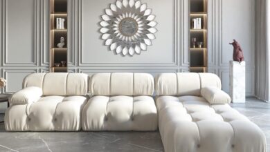 Jach L Shaped Modular Sectional Couch Fits Your Space