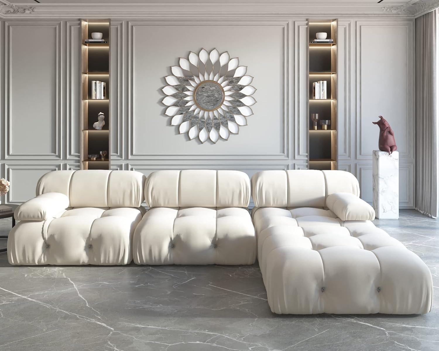 Jach L Shaped Modular Sectional Couch Fits Your Space