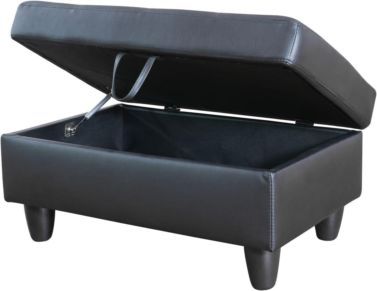 Leather L-Shape Sectional 103