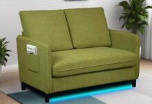 Loveseat Couch 51 Comfy Teddy Sofa For Your Dorm Or Studio