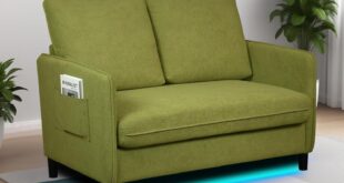 Loveseat Couch 51 Comfy Teddy Sofa For Your Dorm Or Studio