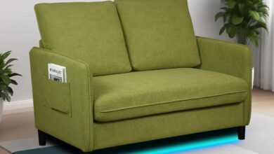 Loveseat Couch 51 Comfy Teddy Sofa For Your Dorm Or Studio
