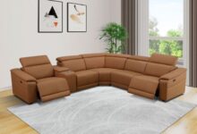 L&T Home Living Flannel Recliner Sofa Set — for your space