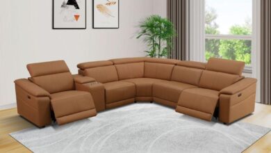 L&T Home Living Flannel Recliner Sofa Set — for your space