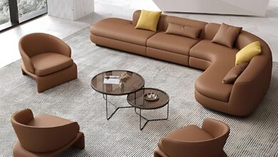 LyckTre Curved Sectional Couches: how they fit your space