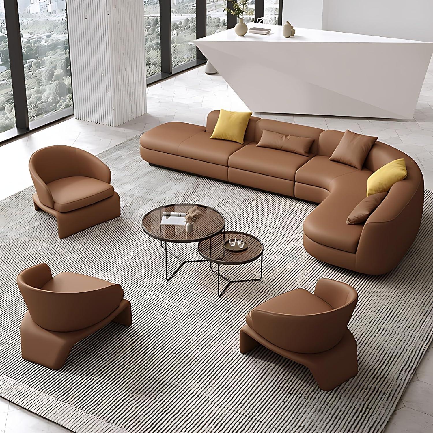 LyckTre Curved Sectional Couches: how they fit your space