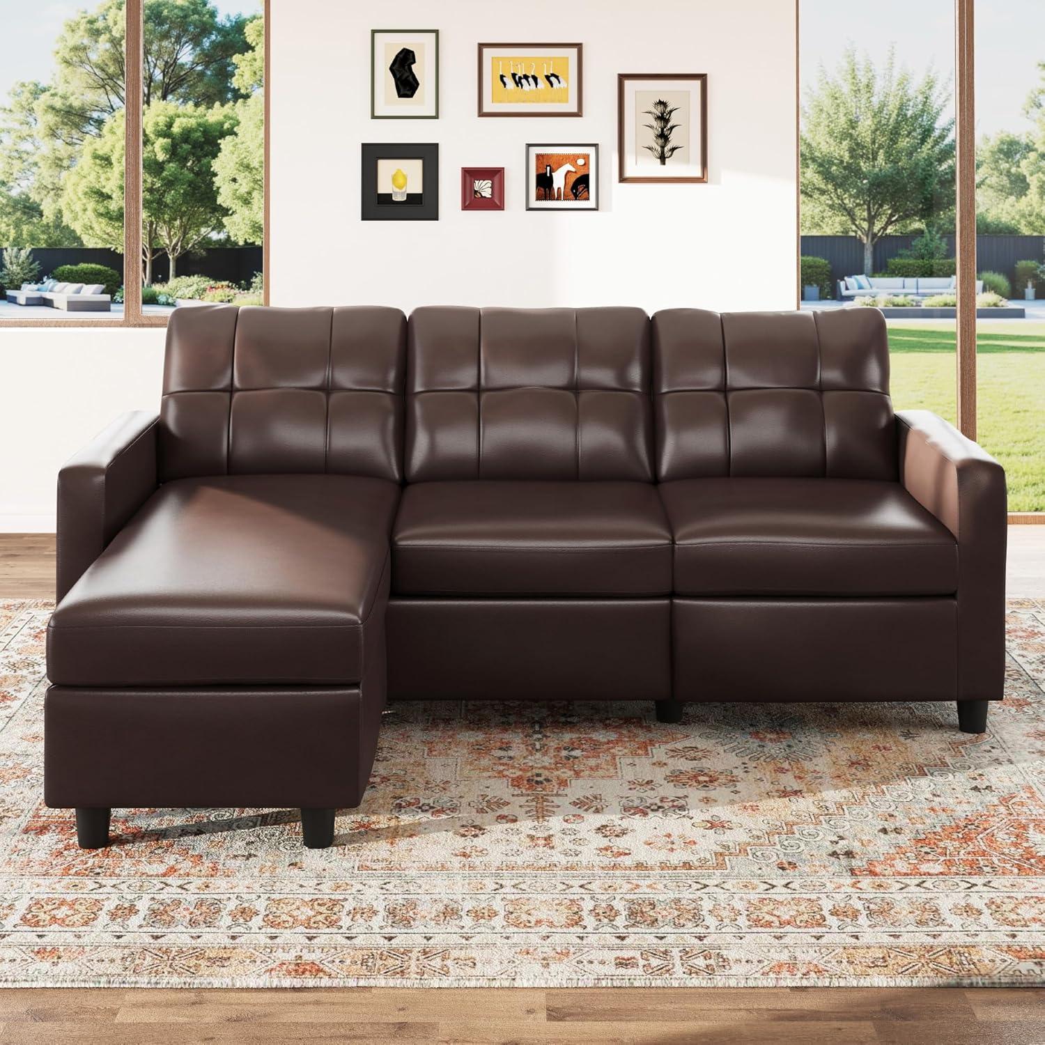 Making Small Spaces Cozy Exploring The Honbay Convertible Sectional Sofa