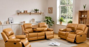 Making Space Cozy Exploring The Ginger 5 Piece Leather Recliner Set