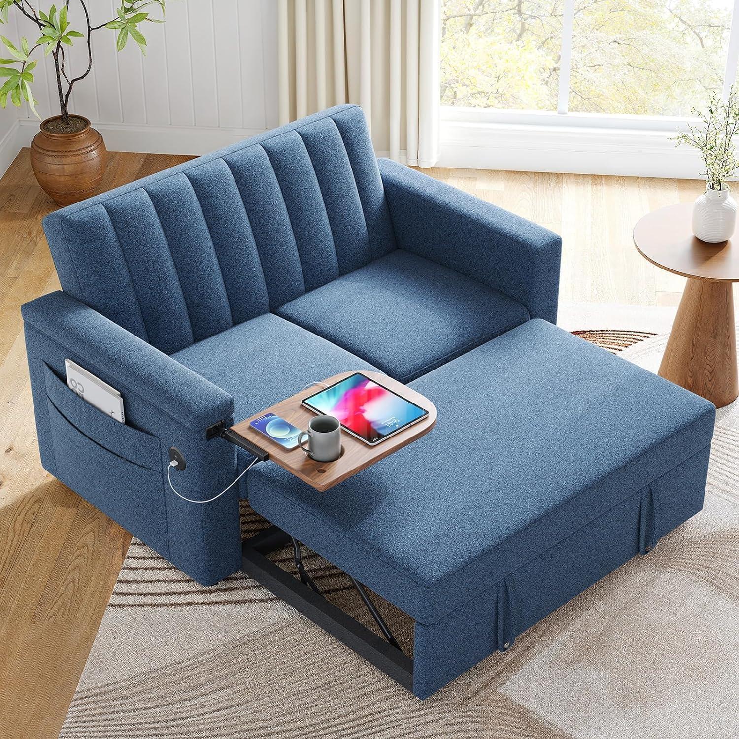 Marsail 3 In 1 Sleeper Sofa Style Meets Ultimate Functionality