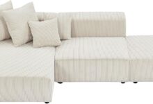 Maximizing Cozy Comfort With A Modular Corduroy Sectional