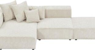 Maximizing Cozy Comfort With A Modular Corduroy Sectional