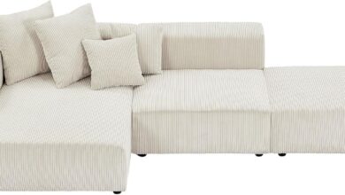 Maximizing Cozy Comfort With A Modular Corduroy Sectional