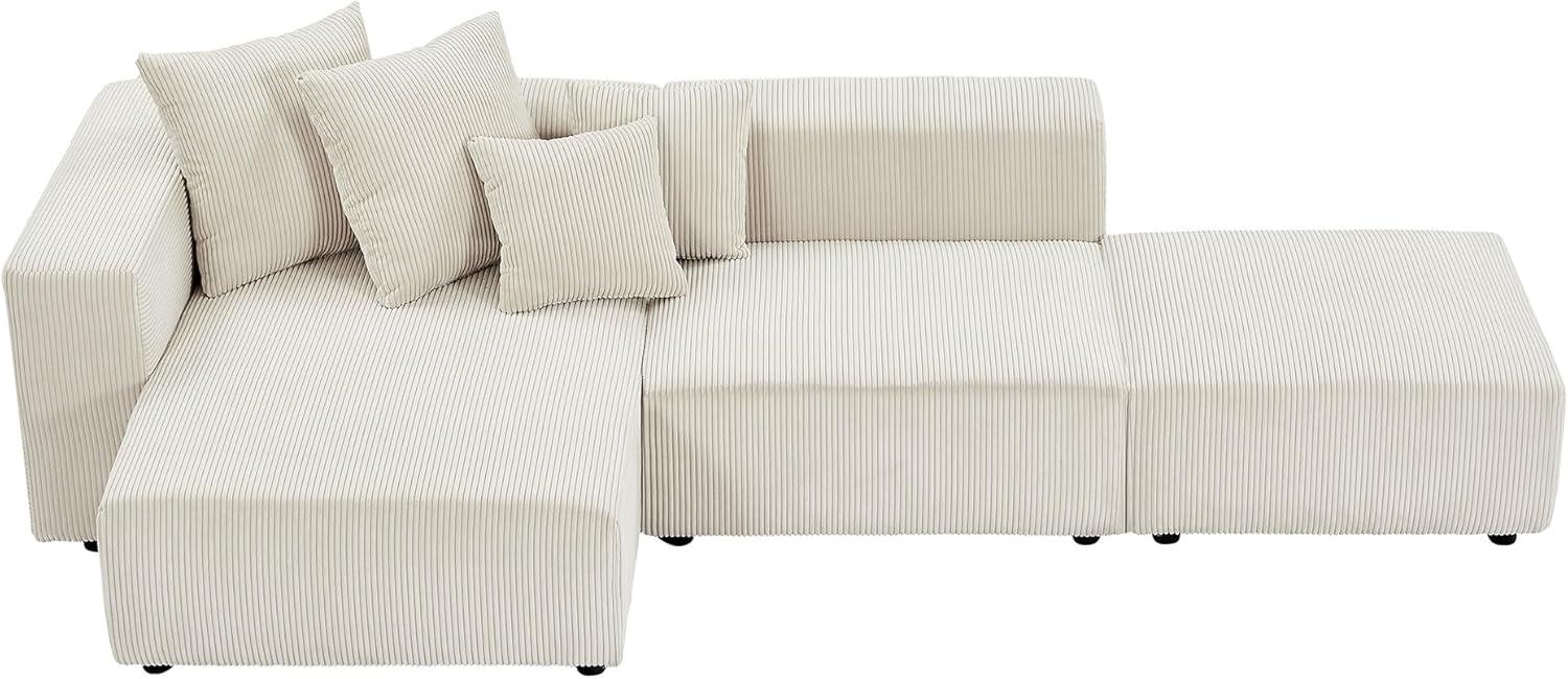 Maximizing Cozy Comfort With A Modular Corduroy Sectional