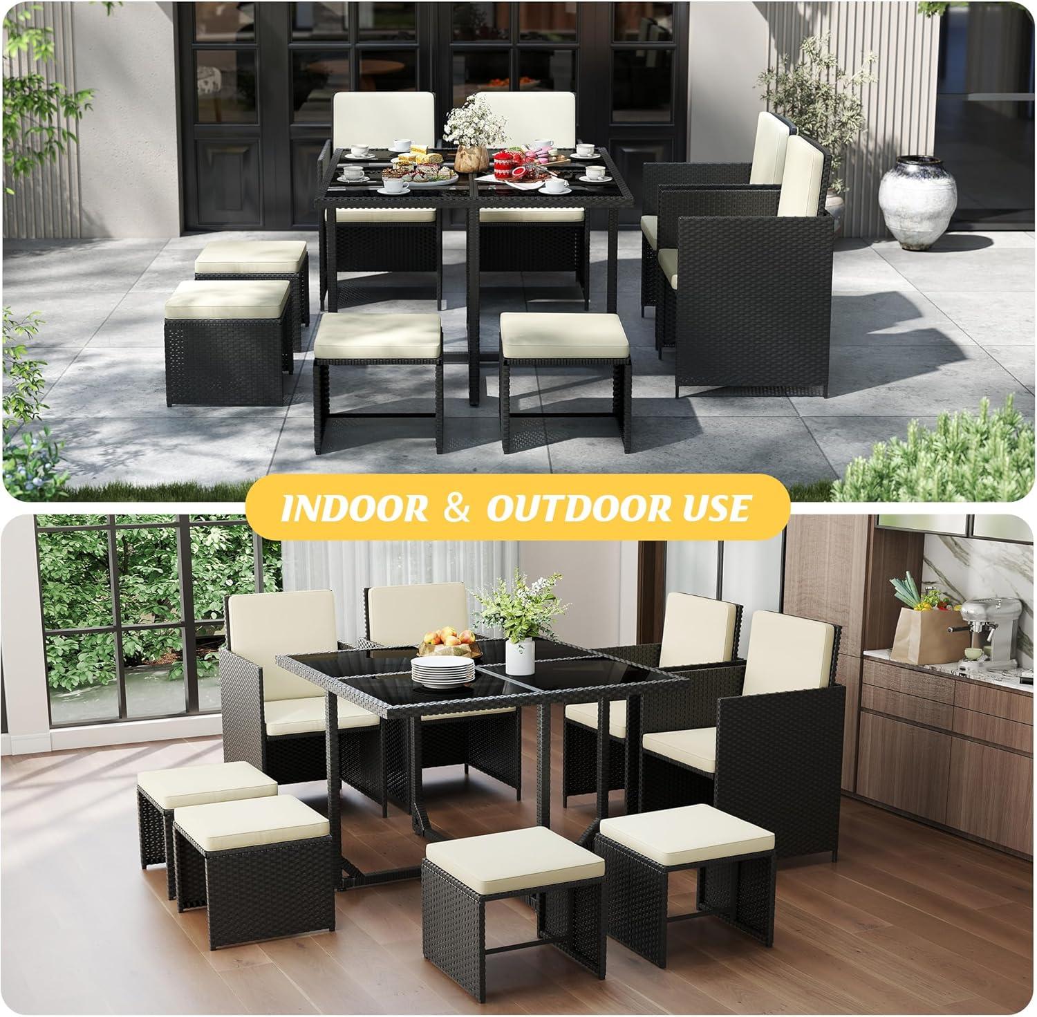 Maximizing Outdoor Comfort with LHBcraft's Space-Saving Patio Set