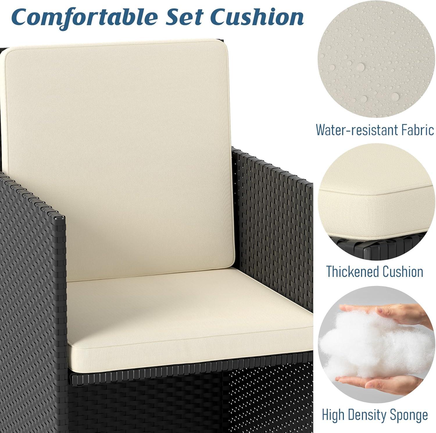 Maximizing Outdoor Comfort with LHBcraft's Space-Saving Patio Set