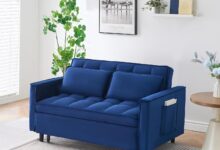 Maximizing Small Spaces With A Stylish 3 In 1 Velvet Sofa Bed
