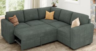 Maximizing Space And Comfort With A Modular Corduroy Sleeper Sofa