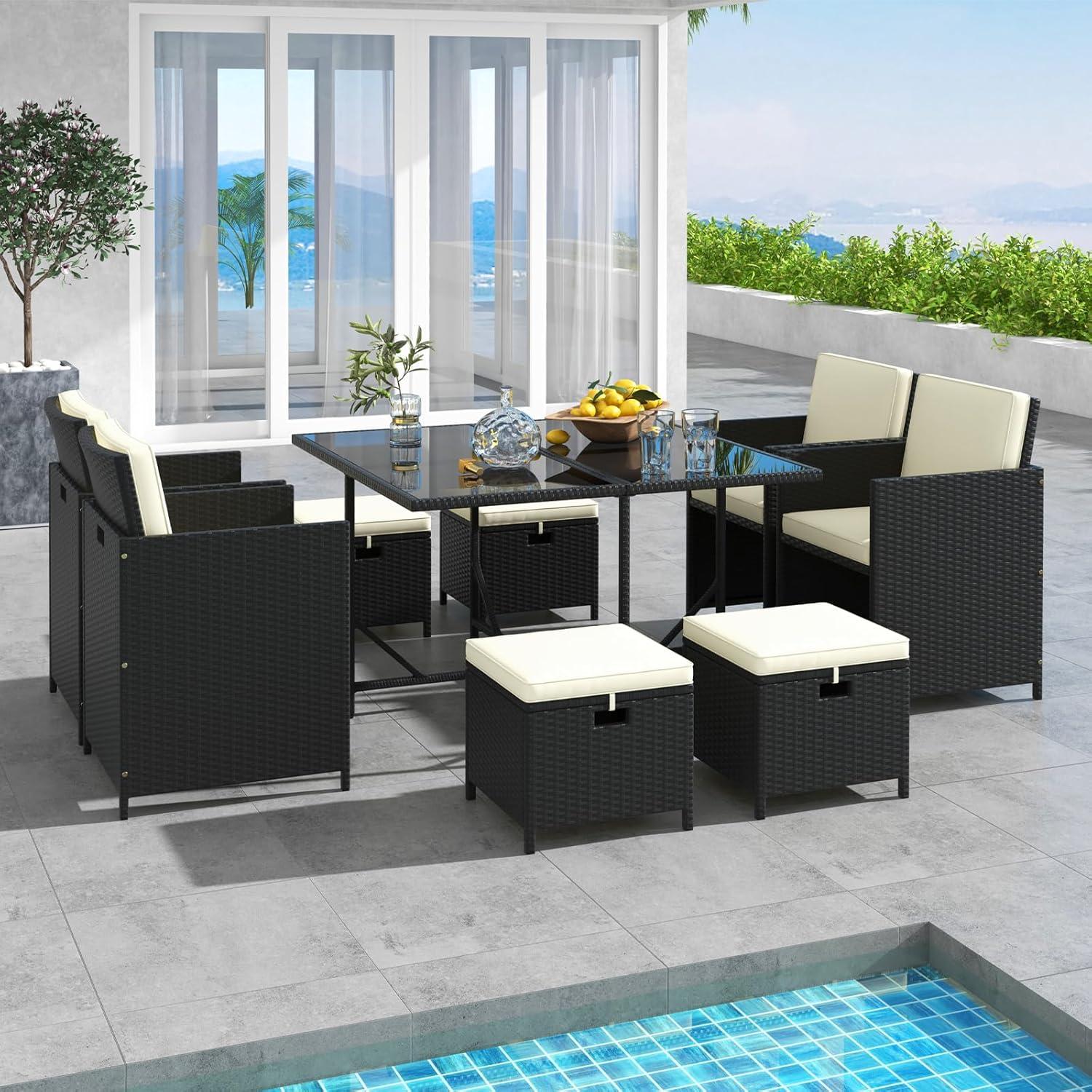 Maximizing Space and Comfort with Tangkula's Patio Set