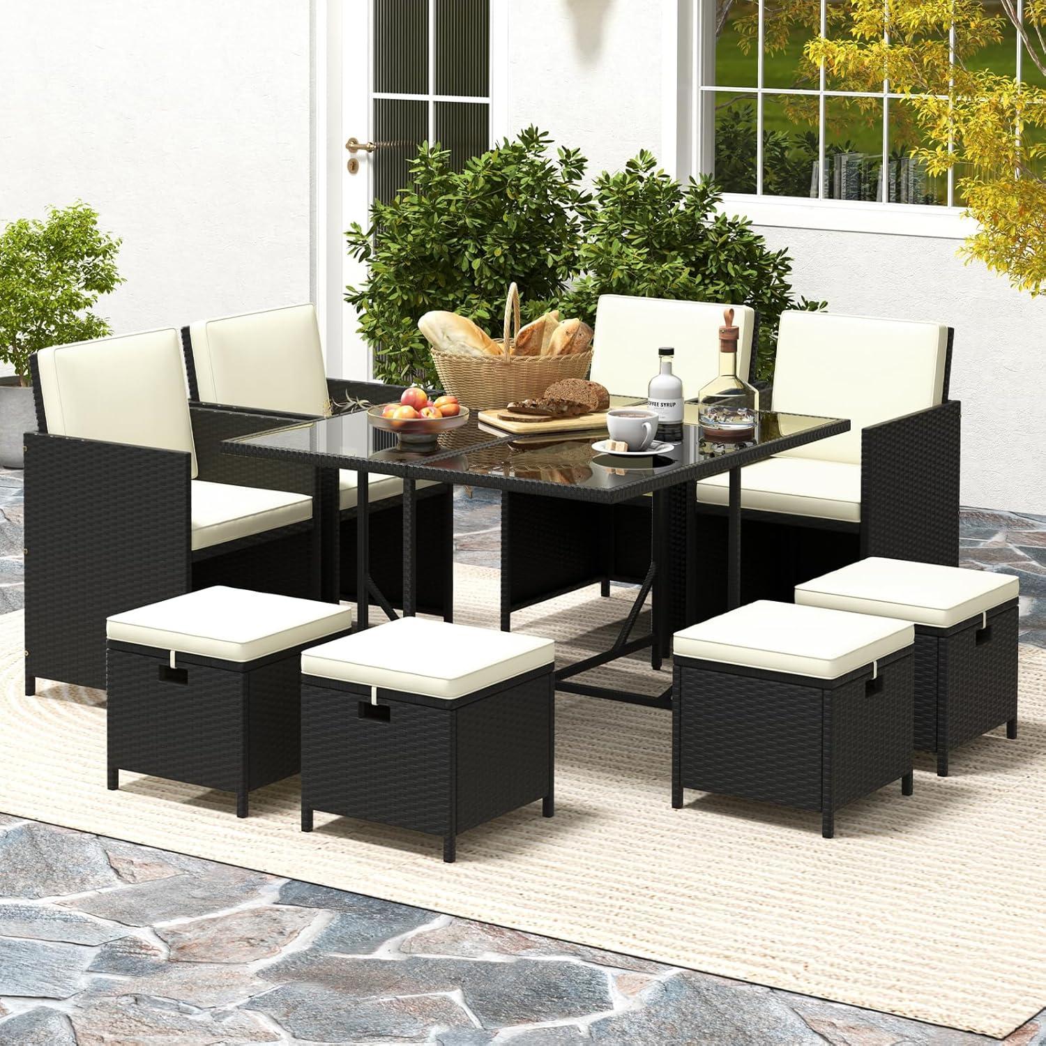 Maximizing Space and comfort with Tangkula's Patio Set
