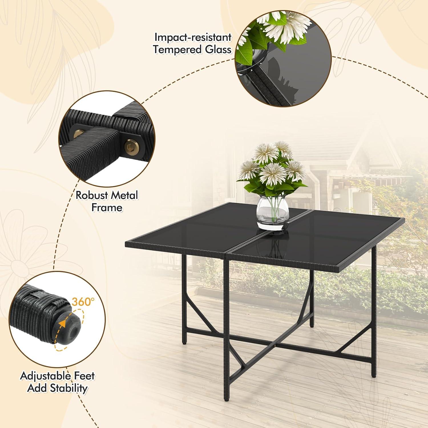 Maximizing Space and Comfort with Tangkula's Patio Set