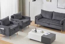 Maximizing Space With Furnimart Cozy Corduroy 3 Piece Set