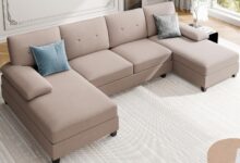Meilocar U Shaped Sectional Comfort Meets Easy Setup