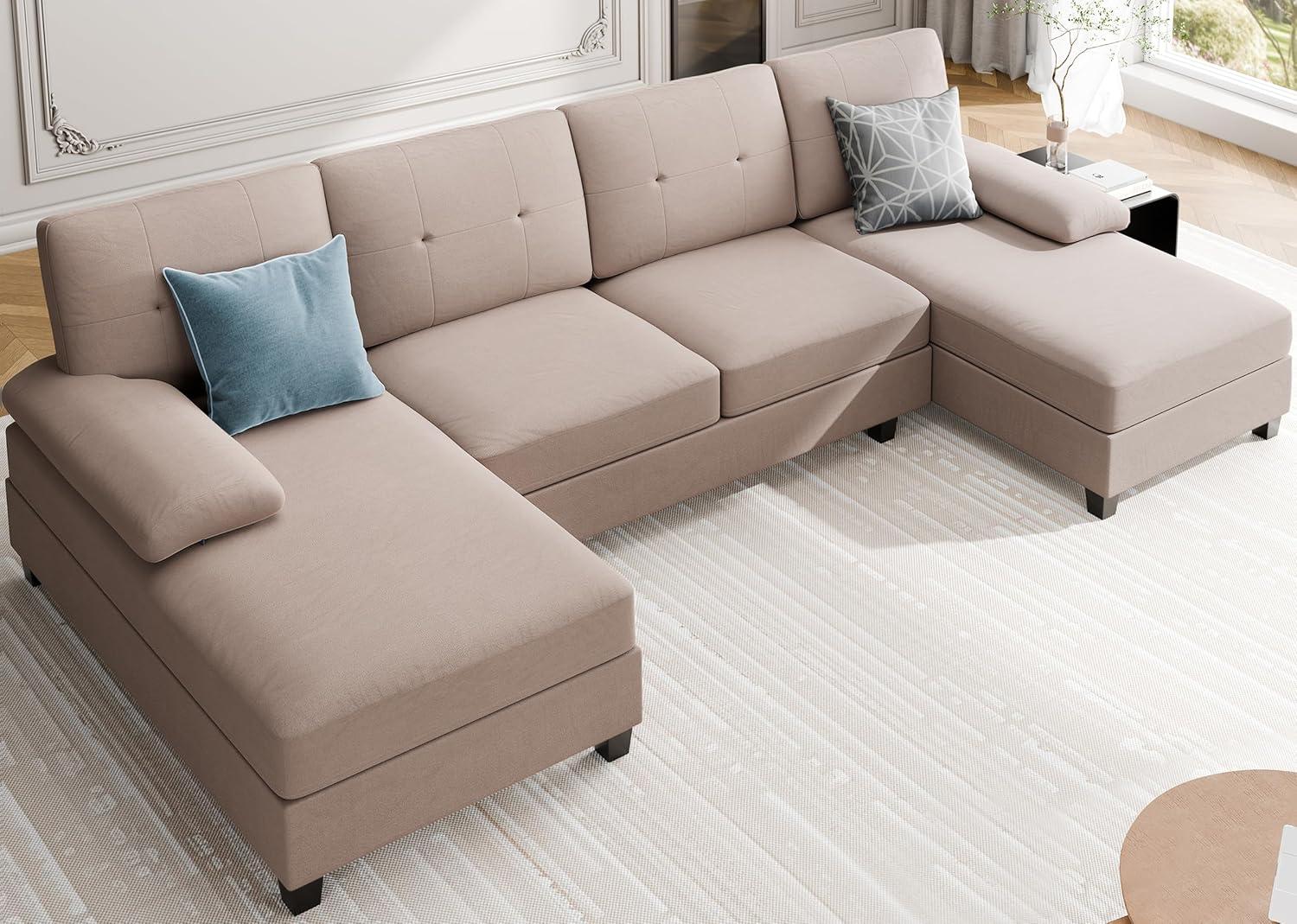 Meilocar U Shaped Sectional Comfort Meets Easy Setup