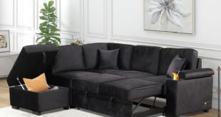 Merax L Shaped Sofa Bed Space Savvy Comfort And Style