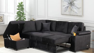Merax L Shaped Sofa Bed Space Savvy Comfort And Style