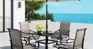 Mfstudio Patio Dining Set For 4 Fits Your Small Deck
