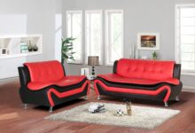 Mid Century Modern Leather Sofa Set Style Meets Comfort