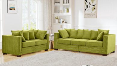 Mid Century Velvet Sofa Set With Storage Comfort And Style Combined