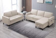Mjkone 3 Pcs Living Room Furniture Set Fits Your Apartment