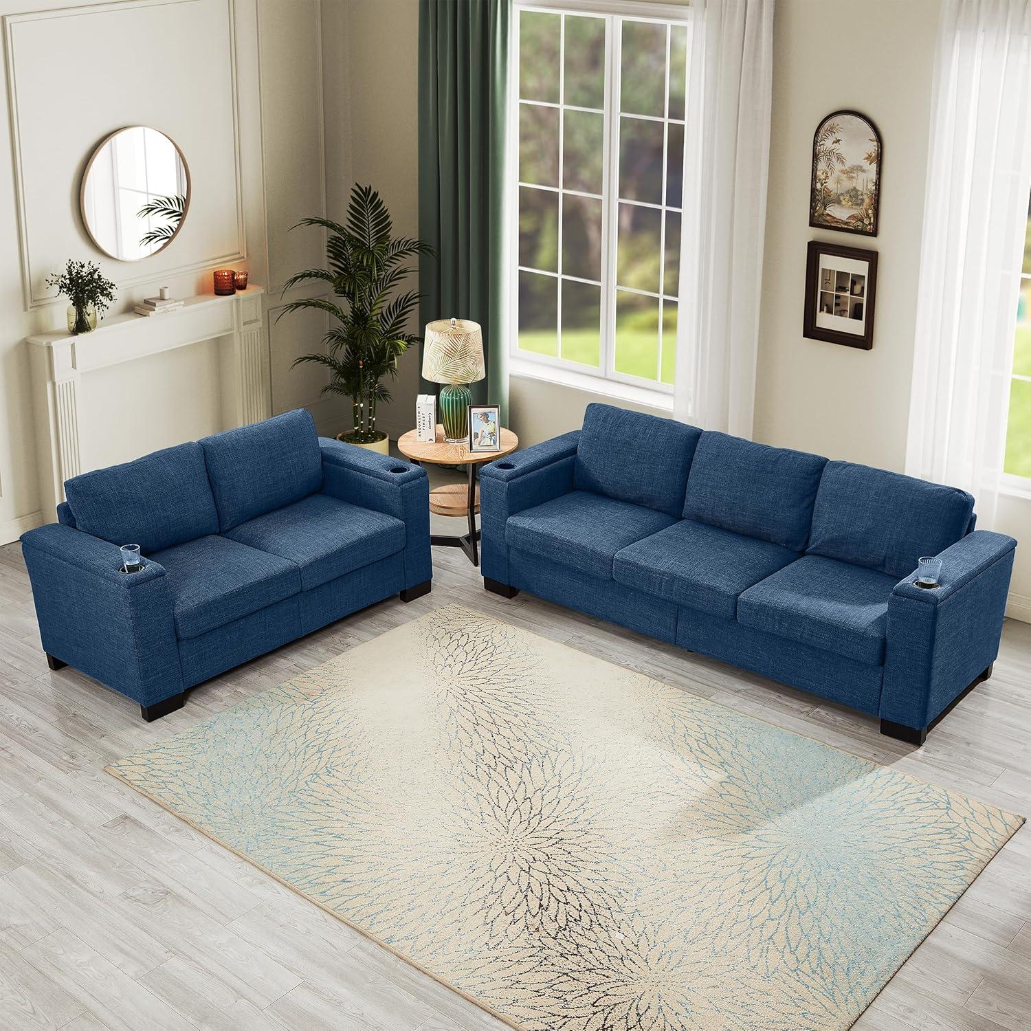 Modern 23 Seater Fabric Sofa Set Fits Your Living Room